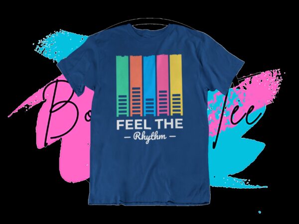 Feel the Rhythm Music T-Shirt - Wear Your Passion for Music! - Image 5