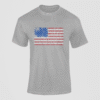 USA Flag with States Name T-Shirt – Patriotic Tee